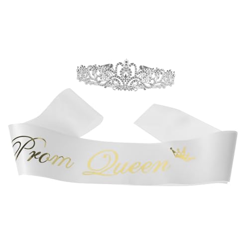 POPETPOP Stirnband Set Abschluss Stirnbänder Für Mädchen Party Disco Strass Abschlussball Schärpe Abschlussballkönigin Haarband Dekoration Gäste Kleinkinder Abschlussball POPETPOP Stirnband Set Abschluss Stirnbänder Für Mädchen Party Disco Strass Abschlussball Schärpe Abschlussballkönigin Haarband Dekoration Gäste Kleinkinder Abschlussball von POPETPOP