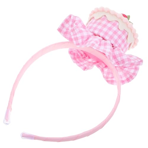POPETPOP Süßes Erdbeerkuchen Haarband mit Realistischer Sahne Erdbeer Deko Weiches Dekoratives Stirnband für Teenager Mädchen und Bequemes Stoff Haarreif für Party und Alltag POPETPOP Süßes Erdbeerkuchen Haarband mit Realistischer Sahne Erdbeer Deko Weiches Dekoratives Stirnband für Teenager Mädchen und Bequemes Stoff Haarreif für Party und Alltag von POPETPOP
