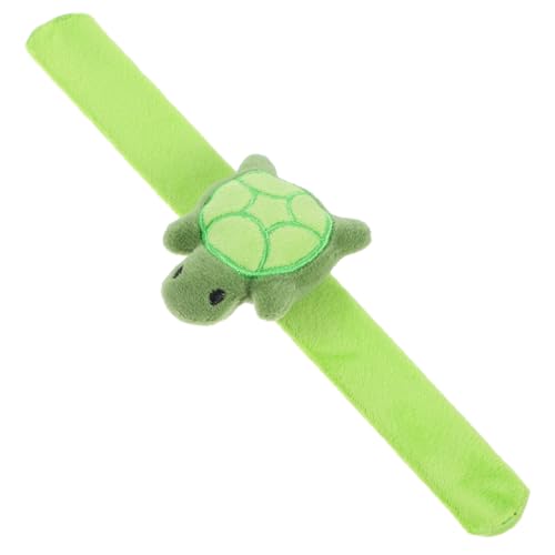 POPETPOP Süßes Schildkröten Plüscharmband Interaktives Slap Design Weiches Material Niedliches Schildkröten Design Vielseitig Einsetzbares Und Party von POPETPOP