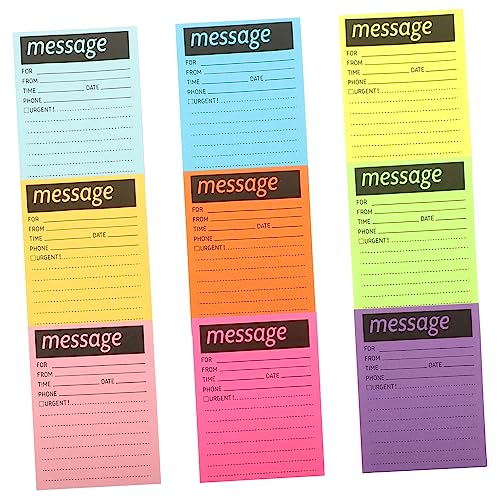 POPETPOP Teiliges Selbstklebender Bunter Haftnotizen Memo Pads Multifunktional für Schule Büro und Zuhause Tragbar für To Do Listen und Tägliche Notizen von POPETPOP