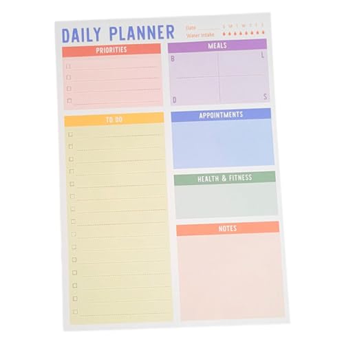 POPETPOP Tragbare Notizblöcke Multifunktionale Abreißbare Memo Pads für Büro Schule und Zuhause Planer und Tagesplaner für Effiziente Organisation und Notizen POPETPOP Tragbare Notizblöcke Multifunktionale Abreißbare Memo Pads für Büro Schule und Zuhause Planer und Tagesplaner für Effiziente Organisation und Notizen von POPETPOP