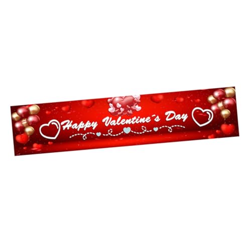 POPETPOP Valentine's Day Herz Banner Dekoration Einzigartige Szene Romantisches Design Für Indoor Outdoor Feiern Fotohintergrund Und Festliche Anlässe POPETPOP Valentine's Day Herz Banner Dekoration Einzigartige Szene Romantisches Design Für Indoor Outdoor Feiern Fotohintergrund Und Festliche Anlässe von POPETPOP