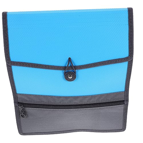 POPETPOP Wasserdichte Canvas Dokumententasche mit Reißverschluss Große Kapazität für Akten und Verträge Robuster Organizer für Büro Business und Reisen Vielseitiger Beutel für Unterlagen von POPETPOP