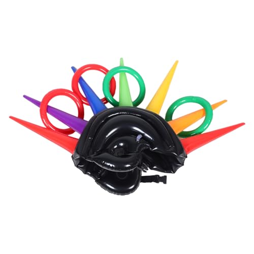 POPETPOP Wiederverwendbarer Aufblasbarer Partyhut Krone Leichtes Geburtstags Party Accessoire für Erwachsene Vielseitige Dekoration Spielspaß von POPETPOP