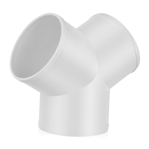 POPETPOP Y Förmiger PVC Rohrverbinder Abluftschlauch Abzweig Verteiler für Lüftungssysteme Langlebig Innen für Effiziente Luftverteilung Einfache Montage POPETPOP Y Förmiger PVC Rohrverbinder Abluftschlauch Abzweig Verteiler für Lüftungssysteme Langlebig Innen für Effiziente Luftverteilung Einfache Montage von POPETPOP