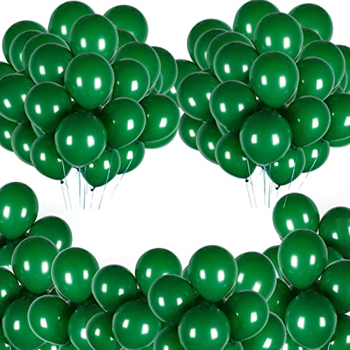 12,7 cm dunkelgrüne Luftballons, St. Patrick Day, Partyballons, 100 Stück, matte Mini-Ballon, dicke Latex-Luftballons, Helium-kleiner, grüner Ballon für St. Patrick Day, Geburtstag, Hochzeit, von POPOYU