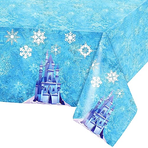 Schneeflocken Tischdecke,54 * 108 Zoll Frozen Party Tischdecke Schneeflocken,Rechteckiger Schnee Plastik Tischabdecke für Frozen Geburtstagsdeko Mädchen Geburtstagsparty Frozen Geschenke Party Dekor Schneeflocken Tischdecke,54 * 108 Zoll Frozen Party Tischdecke Schneeflocken,Rechteckiger Schnee Plastik Tischabdecke für Frozen Geburtstagsdeko Mädchen Geburtstagsparty Frozen Geschenke Party Dekor von POPOYU
