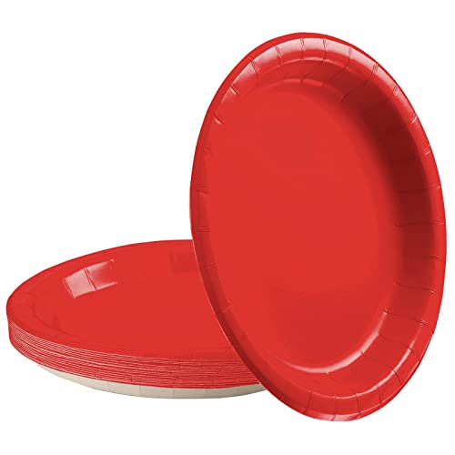 16 Stück Rot Pappteller,23CM Rund Teller Einwegteller Rot Einmalteller Einweg Geschirr,9inch Partyteller Einmalgeschirr Tisch Dekorationen Partygeschirr für Hochzeit Garten Geburtstag Party 16 Stück Rot Pappteller,23CM Rund Teller Einwegteller Rot Einmalteller Einweg Geschirr,9inch Partyteller Einmalgeschirr Tisch Dekorationen Partygeschirr für Hochzeit Garten Geburtstag Party von POPOYU