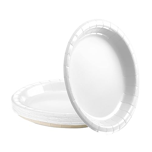 16 Stück Weiß Pappteller,18CM Rund Teller Einwegteller Weiß Einmalteller Einweg Geschirr,7inch Partyteller Einmalgeschirr Tisch Dekorationen Partygeschirr für Hochzeit Garten Geburtstag Party 16 Stück Weiß Pappteller,18CM Rund Teller Einwegteller Weiß Einmalteller Einweg Geschirr,7inch Partyteller Einmalgeschirr Tisch Dekorationen Partygeschirr für Hochzeit Garten Geburtstag Party von POPOYU