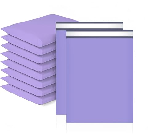 20 Stück Lila Versandtaschen aus Kunststoff für Post,Versandtüten Warenbeutel,Selbstklebend und Blickdicht,35CM*45CM Versandtüten aus Plastik für Kleidung Logistikverpackungen Transport Textilien von POPOYU