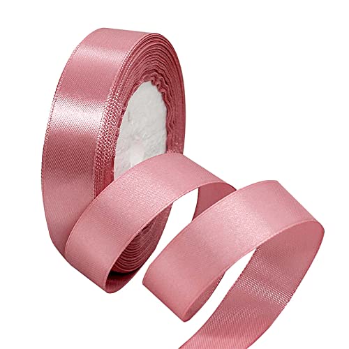 22 m Dusty Pink Ribbon Satin Ribbon,Polyester Double Sided 20mm Ribbon,Balloon Ribbon Fabric Ribbon Christmas Ribbon for Gift Wrapping Hair Bows Cake Craft Wedding Xmas Decoration 22 m Dusty Pink Ribbon Satin Ribbon,Polyester Double Sided 20mm Ribbon,Balloon Ribbon Fabric Ribbon Christmas Ribbon for Gift Wrapping Hair Bows Cake Craft Wedding Xmas Decoration von POPOYU