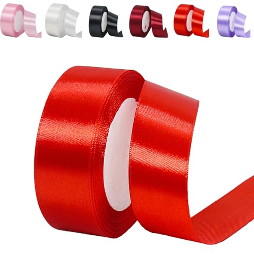 23 Meter Satinband Rot 30mm Satinband Bänder, Breit Schleifenband Dekoband Stoffband Geschenkband Hochzeitsdeko Schleife für Geschenkverpackung,Kunsthandwerk,Haarschleifen,Blumenstrauß,Dekoration 23 Meter Satinband Rot 30mm Satinband Bänder, Breit Schleifenband Dekoband Stoffband Geschenkband Hochzeitsdeko Schleife für Geschenkverpackung,Kunsthandwerk,Haarschleifen,Blumenstrauß,Dekoration von POPOYU