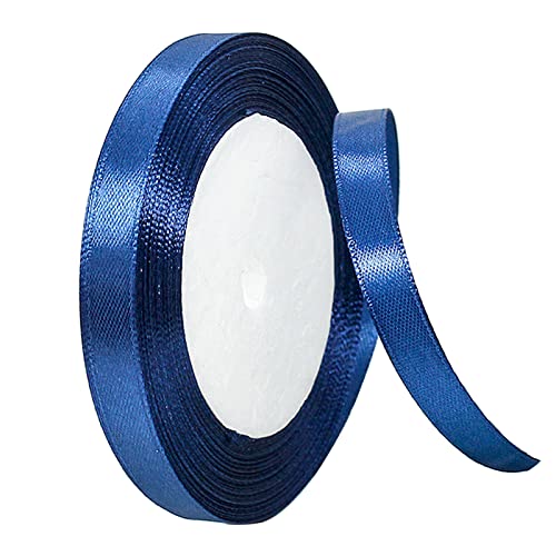 23 Meters Satinband Dunkelblau 1cm, Dekoration Präsent Geschenkband Schleifenband, Stoffband für Kleid Hochzeit, Taufe und Geburtstag Geschenke,Satin Dekoband, Deko Band Geschenkverpackung 23 Meters Satinband Dunkelblau 1cm, Dekoration Präsent Geschenkband Schleifenband, Stoffband für Kleid Hochzeit, Taufe und Geburtstag Geschenke,Satin Dekoband, Deko Band Geschenkverpackung von POPOYU