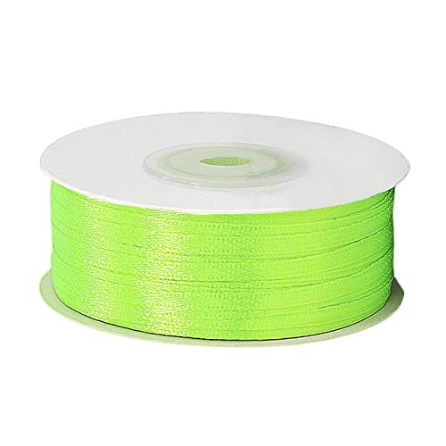23 Meters Satinband Leuchtendes Grün 3mm, Dekoration Präsent Geschenkband Schleifenband, Stoffband für Kleid Hochzeit, Taufe und Geburtstag Geschenke,Satin Dekoband, Deko Band Geschenkverpackung 23 Meters Satinband Leuchtendes Grün 3mm, Dekoration Präsent Geschenkband Schleifenband, Stoffband für Kleid Hochzeit, Taufe und Geburtstag Geschenke,Satin Dekoband, Deko Band Geschenkverpackung von POPOYU