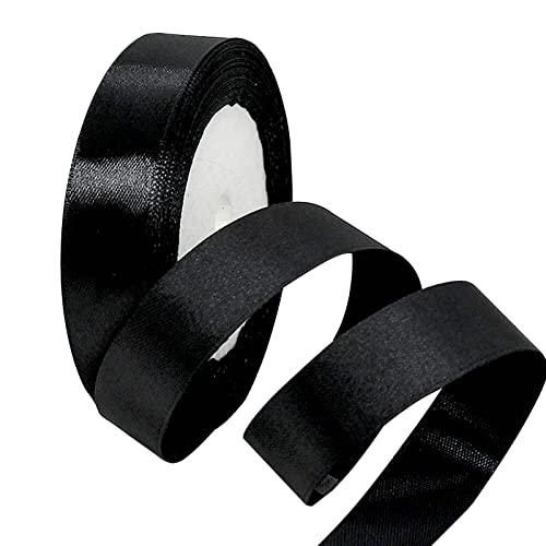 POPOYU Satinband Schwarz 20mm,Schwarz Band 2cm,Dekoration Präsent Geschenkband,23M Geschenkband Schleifenband für Kleid,Hochzeit,Geburtstag Geschenke,Satin Dekoband,Deko Band Geschenkverpackung POPOYU Satinband Schwarz 20mm,Schwarz Band 2cm,Dekoration Präsent Geschenkband,23M Geschenkband Schleifenband für Kleid,Hochzeit,Geburtstag Geschenke,Satin Dekoband,Deko Band Geschenkverpackung von POPOYU