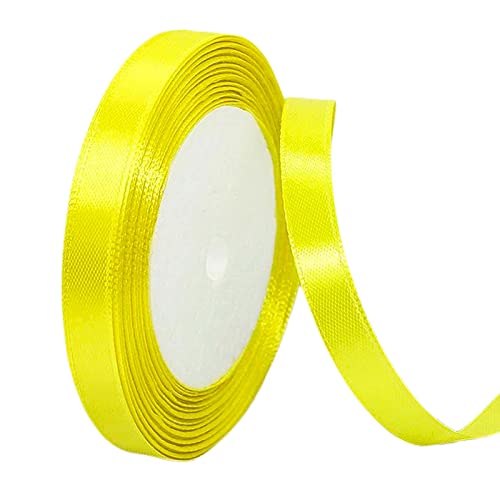 POPOYU 22 Meter Satinband Zitronengelb,ZitronengelbBand Dünn 1cm,Schleifenband Textil 1cm,Textil Geschenkband Satin für Verpacken von Haarschleifen,Kuchen,Hochzeit,Weihnachtsdekoration POPOYU 22 Meter Satinband Zitronengelb,ZitronengelbBand Dünn 1cm,Schleifenband Textil 1cm,Textil Geschenkband Satin für Verpacken von Haarschleifen,Kuchen,Hochzeit,Weihnachtsdekoration von POPOYU