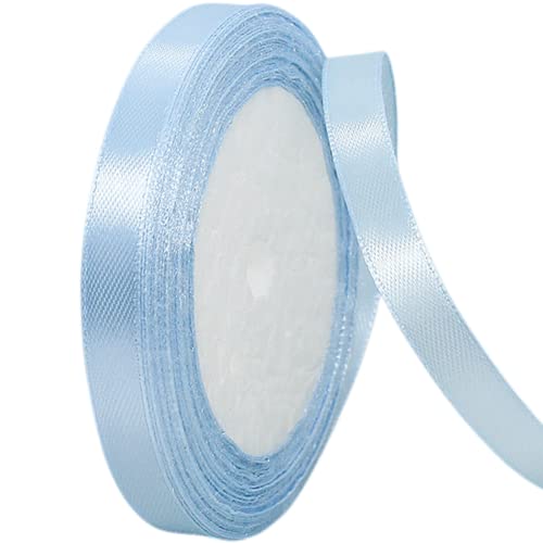 23 Meters Satinband wasserblau 1cm, Dekoration Präsent Geschenkband Schleifenband, Stoffband für Kleid Hochzeit, Taufe und Geburtstag Geschenke,Satin Dekoband, Deko Band Geschenkverpackung 23 Meters Satinband wasserblau 1cm, Dekoration Präsent Geschenkband Schleifenband, Stoffband für Kleid Hochzeit, Taufe und Geburtstag Geschenke,Satin Dekoband, Deko Band Geschenkverpackung von POPOYU
