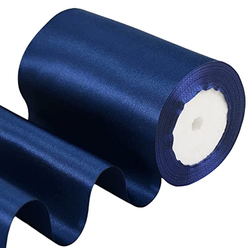 23 m Geschenkband Blau Band Breit, 10cm Große Stoffband Schleife Breites Satinband Schleifenband Glitzer Geschenkschleife XXL für Verpacken von Geschenken Weihnachten Hochzeit Dekorieren Auto 23 m Geschenkband Blau Band Breit, 10cm Große Stoffband Schleife Breites Satinband Schleifenband Glitzer Geschenkschleife XXL für Verpacken von Geschenken Weihnachten Hochzeit Dekorieren Auto von POPOYU