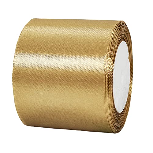 POPOYU Satinband Champagnergold Breit,Champagnergold Satin Schleife Groß,Satinband 8cm Breit,Baumwoll SchleifeBreit,Schleifenband xxl für Verpacken von Geschenken Ostern WeihnachtenHochzeit Dekorieren POPOYU Satinband Champagnergold Breit,Champagnergold Satin Schleife Groß,Satinband 8cm Breit,Baumwoll SchleifeBreit,Schleifenband xxl für Verpacken von Geschenken Ostern WeihnachtenHochzeit Dekorieren von POPOYU