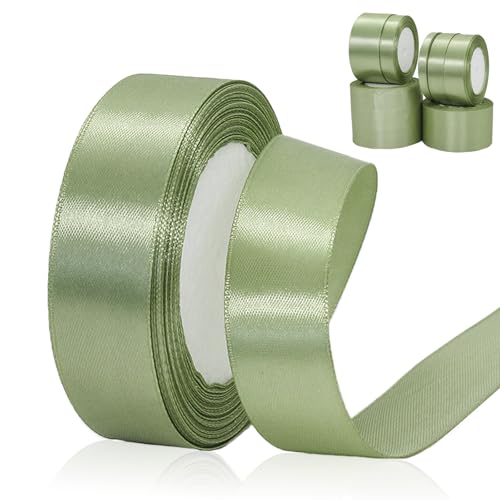 23Meter Satinband Salbeigrün 25mm Satinband Bänder,Breit Schleifenband Dekoband Stoffband Geschenkband Hochzeitsdeko Schleife für Geschenkverpackung,Kunsthandwerk,Haarschleifen,Blumenstrauß 2.5CM 23Meter Satinband Salbeigrün 25mm Satinband Bänder,Breit Schleifenband Dekoband Stoffband Geschenkband Hochzeitsdeko Schleife für Geschenkverpackung,Kunsthandwerk,Haarschleifen,Blumenstrauß 2.5CM von POPOYU