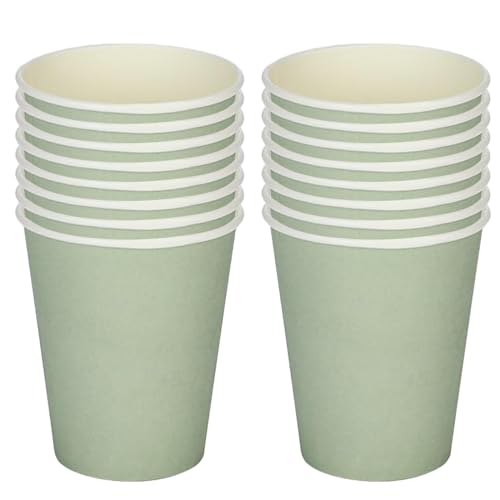 250ml Salbeigrün Papier Partybecher,16St Salbeigrün Pappbecher,Trinkbecher Hochzeit Einwegbecher Disposable Cups für Hochzeit,Kinder DIY,Partybedarf,Tee,Heißen und Kalten Getränken Einwegkaffee Becher 250ml Salbeigrün Papier Partybecher,16St Salbeigrün Pappbecher,Trinkbecher Hochzeit Einwegbecher Disposable Cups für Hochzeit,Kinder DIY,Partybedarf,Tee,Heißen und Kalten Getränken Einwegkaffee Becher von POPOYU