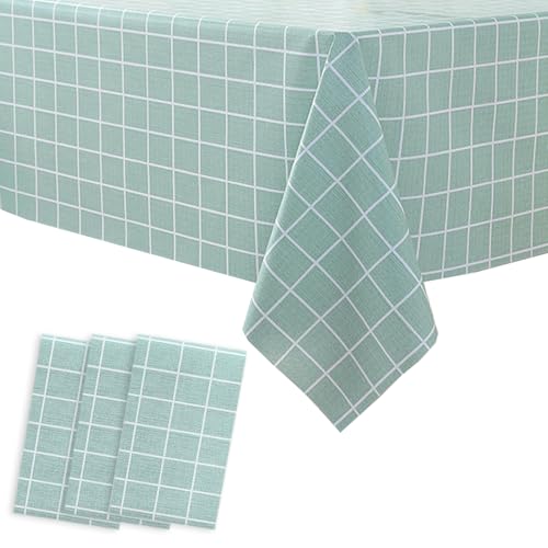 3 Stück Karierte Tischdecke 130x180cm Blau/Weiß Kariert Tischtuch aus Kunststoff Table Cloth Einweg Plastik Rechteckig Tischdecke mit Karierter Flagge für Küche Hochzeit Weihnachten Geburtstag Party 3 Stück Karierte Tischdecke 130x180cm Blau/Weiß Kariert Tischtuch aus Kunststoff Table Cloth Einweg Plastik Rechteckig Tischdecke mit Karierter Flagge für Küche Hochzeit Weihnachten Geburtstag Party von POPOYU