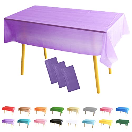 3 Stück Tischdecke Rechteckig Violett Halloween Party Tischdecke,137*274cm Tischdecke Papierrolle Einweg Tischdecke aus Kunststoff,Wasserdichte Ölbeständig Tischdecken für Party,Picknick,Geburtstags 3 Stück Tischdecke Rechteckig Violett Halloween Party Tischdecke,137*274cm Tischdecke Papierrolle Einweg Tischdecke aus Kunststoff,Wasserdichte Ölbeständig Tischdecken für Party,Picknick,Geburtstags von POPOYU