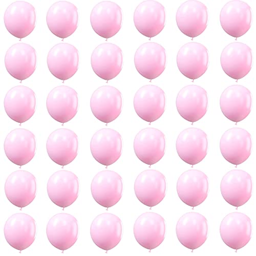POPOYU Rosa Luftballons 10 Zoll, 36 Stück Mini Matt Rosa Luftballon Dicker Naturlatexballon Kindergeburtstag Party Ballon Winziger Ballon Heliumballons für Babyparty, Hochzeit, Jubiläum Geburtstag P von POPOYU
