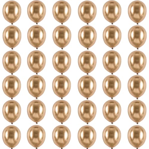 Kleine Luftballons Metallic Champagner Gold 5 Zoll für Party Glänzende,36Stück Mini Metallisches Chrom Latex Luftballons Helium Ballons für Geburtstag,Hochzeit,Babyparty Graduierung Weihnachts Dekor Kleine Luftballons Metallic Champagner Gold 5 Zoll für Party Glänzende,36Stück Mini Metallisches Chrom Latex Luftballons Helium Ballons für Geburtstag,Hochzeit,Babyparty Graduierung Weihnachts Dekor von POPOYU