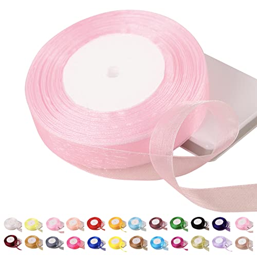 45 m Organza-Band, 20 mm, Organza-Chiffonband, transparentes Chiffonband, Weihnachtsband, Haarband, Geschenkpapierband, Organza, zum Basteln, Kranzherstellung, Geschenkverpackungen, Hochzeit 45 m Organza-Band, 20 mm, Organza-Chiffonband, transparentes Chiffonband, Weihnachtsband, Haarband, Geschenkpapierband, Organza, zum Basteln, Kranzherstellung, Geschenkverpackungen, Hochzeit von POPOYU