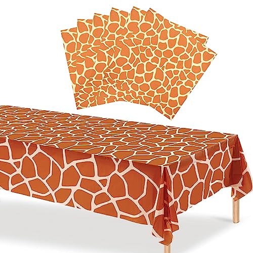 Geburtstagsparty-Zubehör mit Giraffen-Motiv 21 Stück Dschungel-Safari-Tieren Motto Partygeschirr Set Giraffe-Druck Servietten und Tischdecke für Dschungel-Safari-Tieren Kindergeburtstag Party Geburtstagsparty-Zubehör mit Giraffen-Motiv 21 Stück Dschungel-Safari-Tieren Motto Partygeschirr Set Giraffe-Druck Servietten und Tischdecke für Dschungel-Safari-Tieren Kindergeburtstag Party von POPOYU