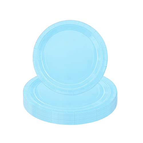 Hellblau Pappteller,16 Stück Einwegteller Hellblau,18CM Rund Teller Einmalteller Einweg Geschirr,7inch Partyteller Einmalgeschirr Tisch Dekorationen Partygeschirr für Hochzeit Garten Geburtstag Party Hellblau Pappteller,16 Stück Einwegteller Hellblau,18CM Rund Teller Einmalteller Einweg Geschirr,7inch Partyteller Einmalgeschirr Tisch Dekorationen Partygeschirr für Hochzeit Garten Geburtstag Party von POPOYU