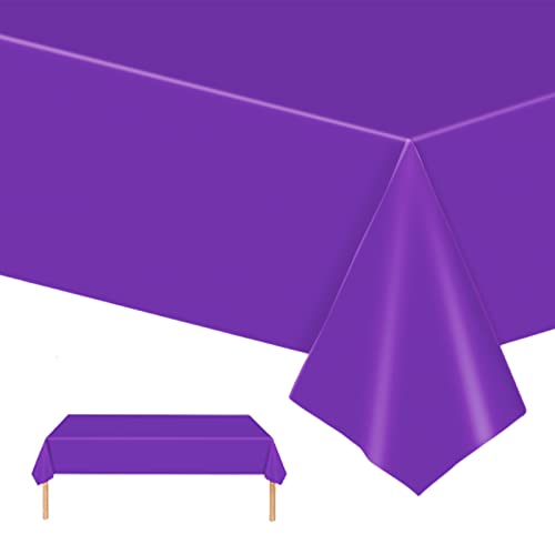 Lila Einweg Tischdecken 137x274cm Kunststoff Rechteck Tischdecken,wasserdichte Kunststoff-Tischdecken für Tische im Indoor und Outdoor Partys,Geburtstage, Hochzeiten,Haushalt Partyzubehör Lila Einweg Tischdecken 137x274cm Kunststoff Rechteck Tischdecken,wasserdichte Kunststoff-Tischdecken für Tische im Indoor und Outdoor Partys,Geburtstage, Hochzeiten,Haushalt Partyzubehör von POPOYU