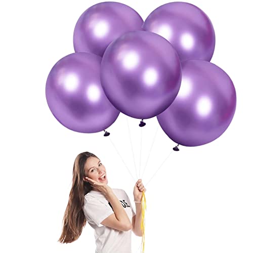Luftballons Metallic Violett Groß 45cm/18 Zoll für Party Glänzende,5 Stück Riesen Metallisches Chrom Latex Luftballons XXL Runde Helium Ballons für Geburtstag,Hochzeit,Babyparty Weihnachts Dekor Luftballons Metallic Violett Groß 45cm/18 Zoll für Party Glänzende,5 Stück Riesen Metallisches Chrom Latex Luftballons XXL Runde Helium Ballons für Geburtstag,Hochzeit,Babyparty Weihnachts Dekor von POPOYU
