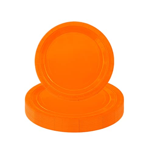 Orange Pappteller,16 Stück Einwegteller Orange,23CM Rund Teller Einmalteller Einweg Geschirr,9inch Partyteller Einmalgeschirr Tisch Dekorationen Partygeschirr für Hochzeit Garten Geburtstag Party Orange Pappteller,16 Stück Einwegteller Orange,23CM Rund Teller Einmalteller Einweg Geschirr,9inch Partyteller Einmalgeschirr Tisch Dekorationen Partygeschirr für Hochzeit Garten Geburtstag Party von POPOYU