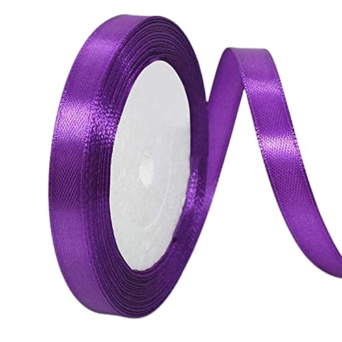 POPOYU 22 Meter Satinband Dunkellila,DunkellilaBand Dünn 1cm,Schleifenband Textil 1cm,Textil Geschenkband Satin für Verpacken von Haarschleifen,Kuchen,Hochzeit,Weihnachtsdekoration POPOYU 22 Meter Satinband Dunkellila,DunkellilaBand Dünn 1cm,Schleifenband Textil 1cm,Textil Geschenkband Satin für Verpacken von Haarschleifen,Kuchen,Hochzeit,Weihnachtsdekoration von POPOYU