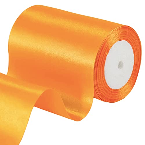 POPOYU 23m Geschenkband Orange Breit,Satinband 10cm Breit,Geschenk Schleife XXL,Breites Band Orange,Riesen Geschenkschleife,Geschenkschleife Auto xxl für Verpacken von Geschenken Weihnachten POPOYU 23m Geschenkband Orange Breit,Satinband 10cm Breit,Geschenk Schleife XXL,Breites Band Orange,Riesen Geschenkschleife,Geschenkschleife Auto xxl für Verpacken von Geschenken Weihnachten von POPOYU
