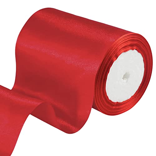 POPOYU 23m Geschenkband Rot Breit,Satinband 10cm Breit,Geschenk Schleife XXL,Breites Band Rot,Riesen Geschenkschleife,Geschenkschleife Auto xxl für Verpacken von Geschenken Weihnachten POPOYU 23m Geschenkband Rot Breit,Satinband 10cm Breit,Geschenk Schleife XXL,Breites Band Rot,Riesen Geschenkschleife,Geschenkschleife Auto xxl für Verpacken von Geschenken Weihnachten von POPOYU