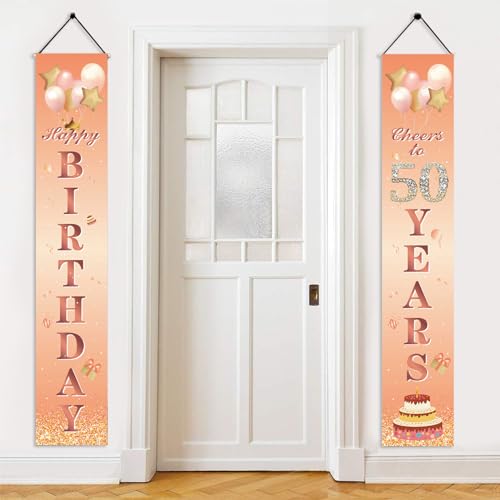 POPOYU 50.Geburtstagbanner Deko Männer Frauen,Roségold Banner Alles Gute zum 50.Geburtstag,50 Jahre Banner für 50 Geburtstags Party Dekorationen Zubehör,wesentliche für 50.Geburtstagsfeier Geschenke POPOYU 50.Geburtstagbanner Deko Männer Frauen,Roségold Banner Alles Gute zum 50.Geburtstag,50 Jahre Banner für 50 Geburtstags Party Dekorationen Zubehör,wesentliche für 50.Geburtstagsfeier Geschenke von POPOYU