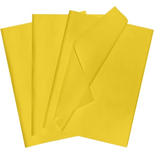 POPOYU 60 Blatt Seidenpapier Geschenkpapier Gelb,35x50cm Seidenpapier Verpackungsmaterial Papier Tissue Paper Packseide für Weihnachten GeburtstagHandwerk Geschenkverpackung Füller DIY Basteln POPOYU 60 Blatt Seidenpapier Geschenkpapier Gelb,35x50cm Seidenpapier Verpackungsmaterial Papier Tissue Paper Packseide für Weihnachten GeburtstagHandwerk Geschenkverpackung Füller DIY Basteln von POPOYU