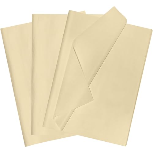 POPOYU 60 Blatt Seidenpapier Geschenkpapier Khaki,35x50cm Seidenpapier Verpackungsmaterial Papier Tissue Paper Packseide für Weihnachten Khakifarbenes Seidenpapier für Geschenktüten von POPOYU
