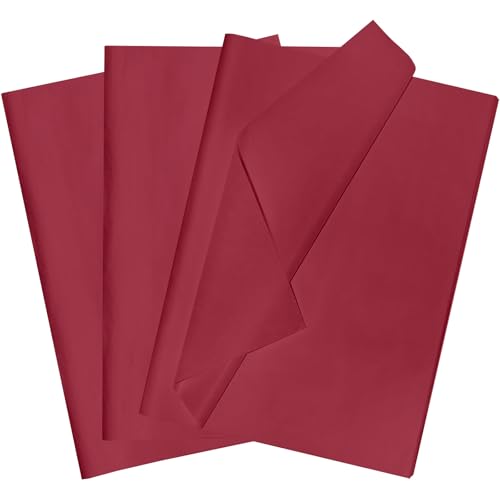 POPOYU 60 Blatt Seidenpapier Geschenkpapier WeinRot,35x50cm Seidenpapier Verpackungsmaterial Papier Tissue Paper Packseide für Weihnachten GeburtstagHandwerk Geschenkverpackung Füller DIY Basteln POPOYU 60 Blatt Seidenpapier Geschenkpapier WeinRot,35x50cm Seidenpapier Verpackungsmaterial Papier Tissue Paper Packseide für Weihnachten GeburtstagHandwerk Geschenkverpackung Füller DIY Basteln von POPOYU