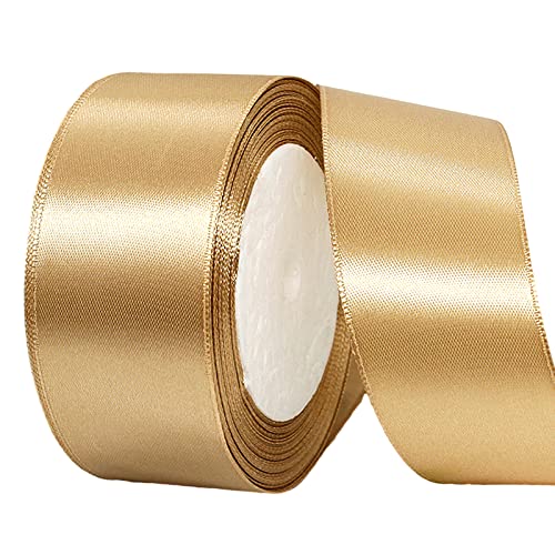 POPOYU Baumwoll Band Champagnergold 4cm,Satinband 4cm Breit,Dekoration Präsent Geschenkband,Geschenkband Breit Champagnergold Kleid Hochzeit,Taufe und Geburtstag Geschenke,Satin Dekoband,Deko Band POPOYU Baumwoll Band Champagnergold 4cm,Satinband 4cm Breit,Dekoration Präsent Geschenkband,Geschenkband Breit Champagnergold Kleid Hochzeit,Taufe und Geburtstag Geschenke,Satin Dekoband,Deko Band von POPOYU
