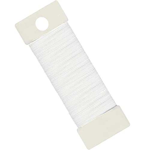 POPOYU Bindedraht Weiß,Draht Blumen Basteln,35M/0.65mm Blumendraht Weiß,Basteldraht Outdoor,Pflanzendraht Basteldraht,Draht Ummantelt Weißer,Weißer Deko Bindedraht für Rosen, (weiß, 1 Rolle) POPOYU Bindedraht Weiß,Draht Blumen Basteln,35M/0.65mm Blumendraht Weiß,Basteldraht Outdoor,Pflanzendraht Basteldraht,Draht Ummantelt Weißer,Weißer Deko Bindedraht für Rosen, (weiß, 1 Rolle) von POPOYU
