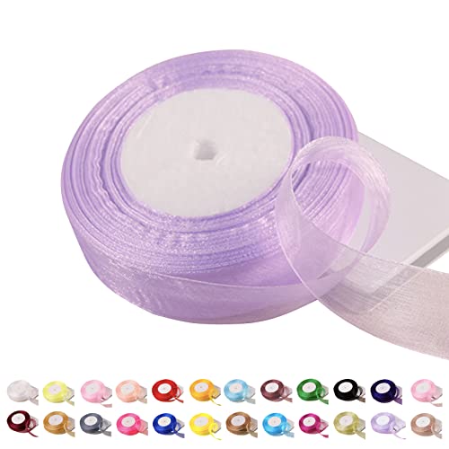 POPOYU Chiffonband Baby-Lila,25mmx45m Organzaband Baby-Lila Schleifenband Hochzeit Geschenkband Hochzeit Tüllband Transparent Satinband Baby-Lila für Weihnachten Hochzeit Taufe Geburtstag POPOYU Chiffonband Baby-Lila,25mmx45m Organzaband Baby-Lila Schleifenband Hochzeit Geschenkband Hochzeit Tüllband Transparent Satinband Baby-Lila für Weihnachten Hochzeit Taufe Geburtstag von POPOYU