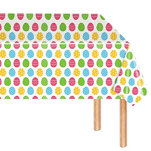 POPOYU Tischdecke Ostern 137 x 274cm,Osterhase Ostereier Rechteck Tischdecken,Wasserdicht Ostertischdecken,Frühling Ostertischdecke für Kinder Ostern Party Frühling Dekoration POPOYU Tischdecke Ostern 137 x 274cm,Osterhase Ostereier Rechteck Tischdecken,Wasserdicht Ostertischdecken,Frühling Ostertischdecke für Kinder Ostern Party Frühling Dekoration von POPOYU
