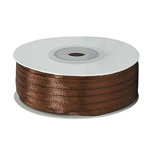 POPOYU Satinband 3mm Braun,Braun Band 3mm Natur,91m Dünn Geschenkband,Geschenkband und Schleifen für Geschenkverpackungen,Bastelarbeiten,Haare,Ostern,Weihnachten,Hochzeit,Luftballons POPOYU Satinband 3mm Braun,Braun Band 3mm Natur,91m Dünn Geschenkband,Geschenkband und Schleifen für Geschenkverpackungen,Bastelarbeiten,Haare,Ostern,Weihnachten,Hochzeit,Luftballons von POPOYU