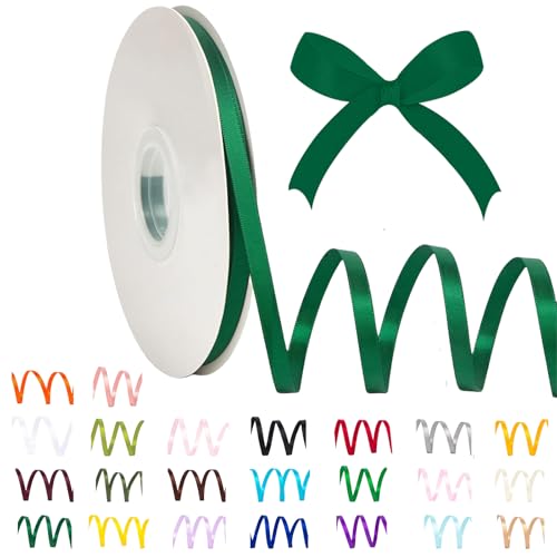 POPOYU Satinband 6mm Schwarzgrün,Schwarzgrün Band 6mm Natur,91m Dünn Geschenkband,Geschenkband und Schleifen für Geschenken,Bastelarbeiten,Haare,Ostern,Weihnachten,Hochzeit,Luftballons POPOYU Satinband 6mm Schwarzgrün,Schwarzgrün Band 6mm Natur,91m Dünn Geschenkband,Geschenkband und Schleifen für Geschenken,Bastelarbeiten,Haare,Ostern,Weihnachten,Hochzeit,Luftballons von POPOYU