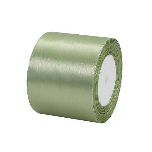 POPOYU Satinband Salbeigrün Breit,Salbeigrün Satin Schleife Groß,Satinband 8cm Breit,Baumwoll SchleifeBreit,Schleifenband xxl für Verpacken von Geschenken Ostern Weihnachten Hochzeit Dekorieren Aut POPOYU Satinband Salbeigrün Breit,Salbeigrün Satin Schleife Groß,Satinband 8cm Breit,Baumwoll SchleifeBreit,Schleifenband xxl für Verpacken von Geschenken Ostern Weihnachten Hochzeit Dekorieren Aut von POPOYU