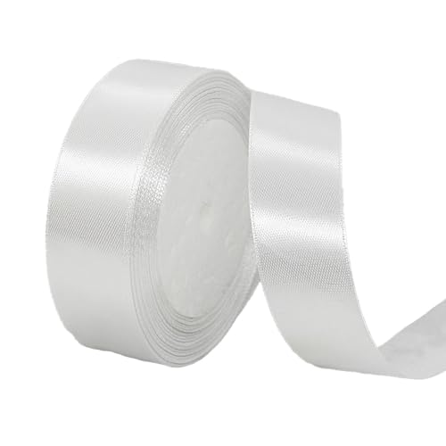 POPOYU Satinband Weiß 25mm,Weiß Band 2.5cm,Dekoration Präsent Geschenkband,23M Geschenkband Schleifenband für Kleid,Hochzeit,Geburtstag Geschenke,Satin Dekoband,Deko Band Geschenkverpackung POPOYU Satinband Weiß 25mm,Weiß Band 2.5cm,Dekoration Präsent Geschenkband,23M Geschenkband Schleifenband für Kleid,Hochzeit,Geburtstag Geschenke,Satin Dekoband,Deko Band Geschenkverpackung von POPOYU
